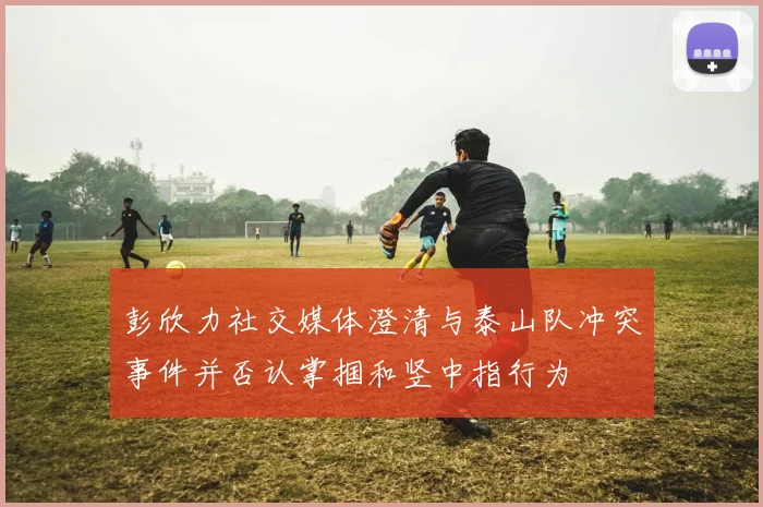 彭欣力社交媒体澄清与泰山队冲突事件并否认掌掴和竖中指行为