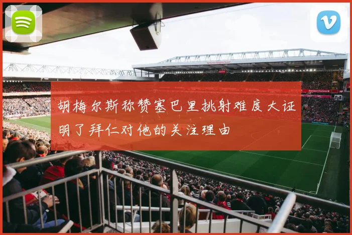 胡梅尔斯称赞塞巴里挑射难度大证明了拜仁对他的关注理由